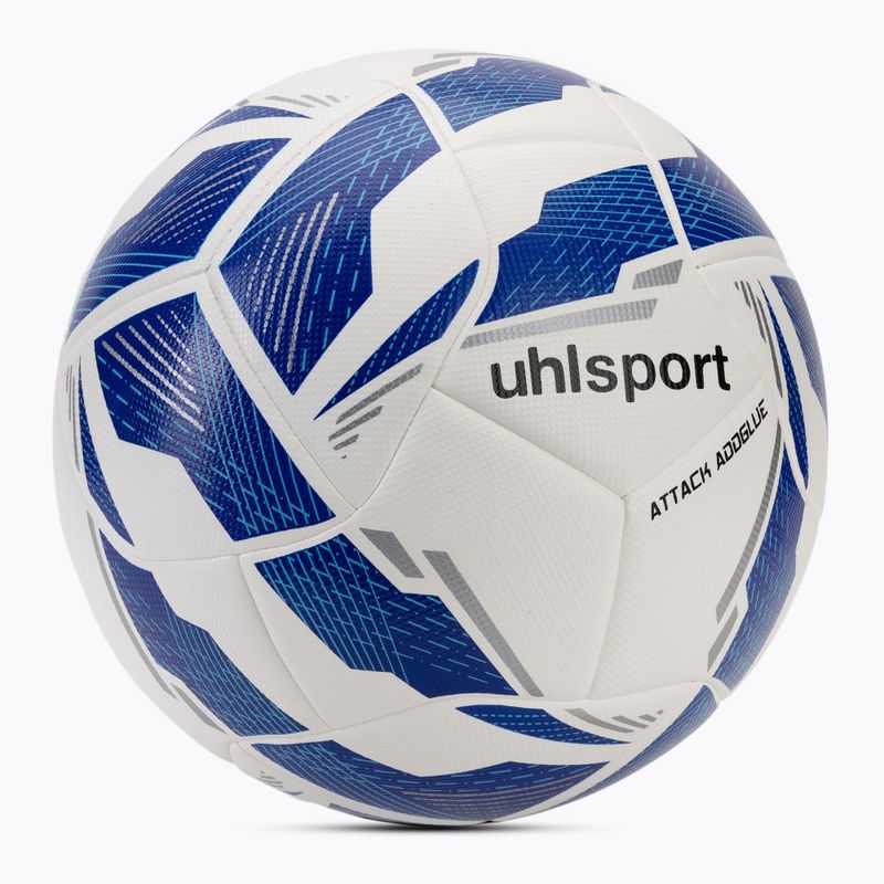 Uhlsport Attack Addglue labdarúgó fehér/sötétkék/kék méret 4 2