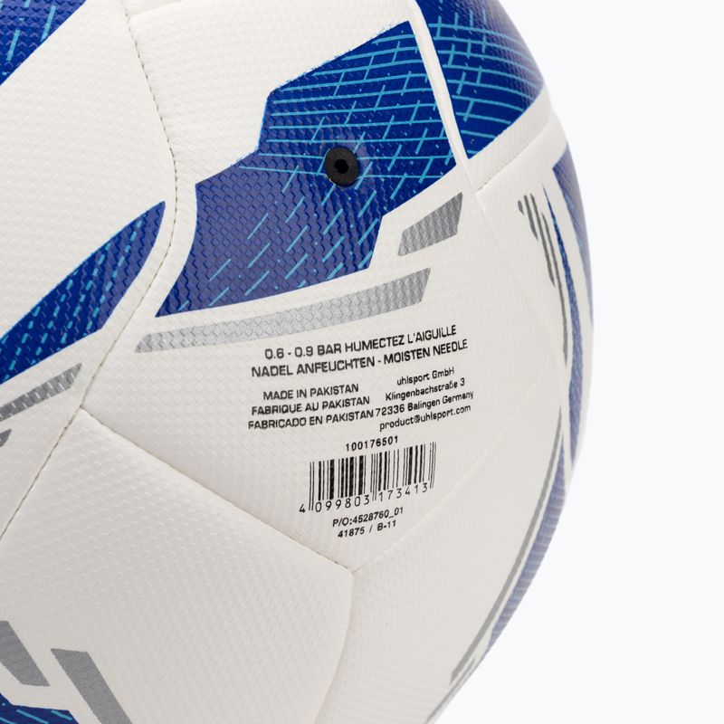 Uhlsport Attack Addglue labdarúgó fehér/sötétkék/kék méret 4 3