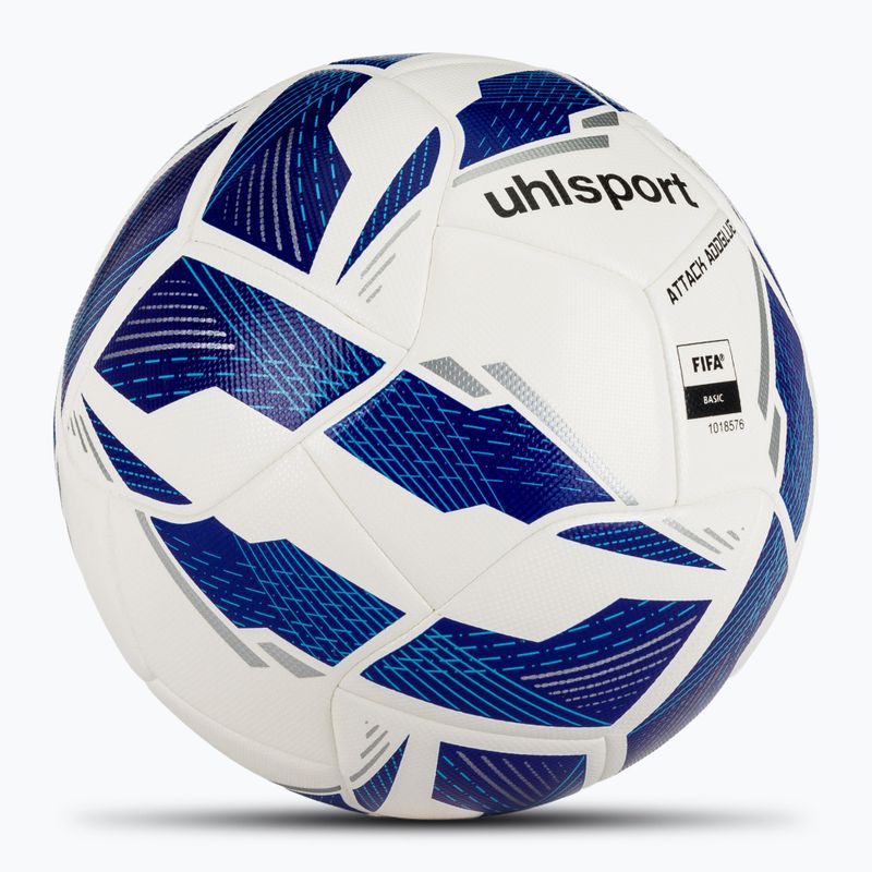 Uhlsport Attack Addglue labdarúgó fehér/sötétkék/kék méret 5 2
