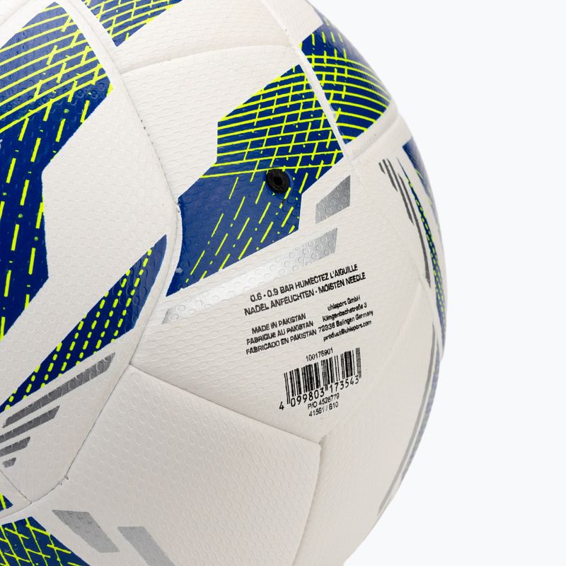 Labdarúgás uhlsport 350 Lite Match Addglue fehér/sötétkék/fluo sárga méret 5 3