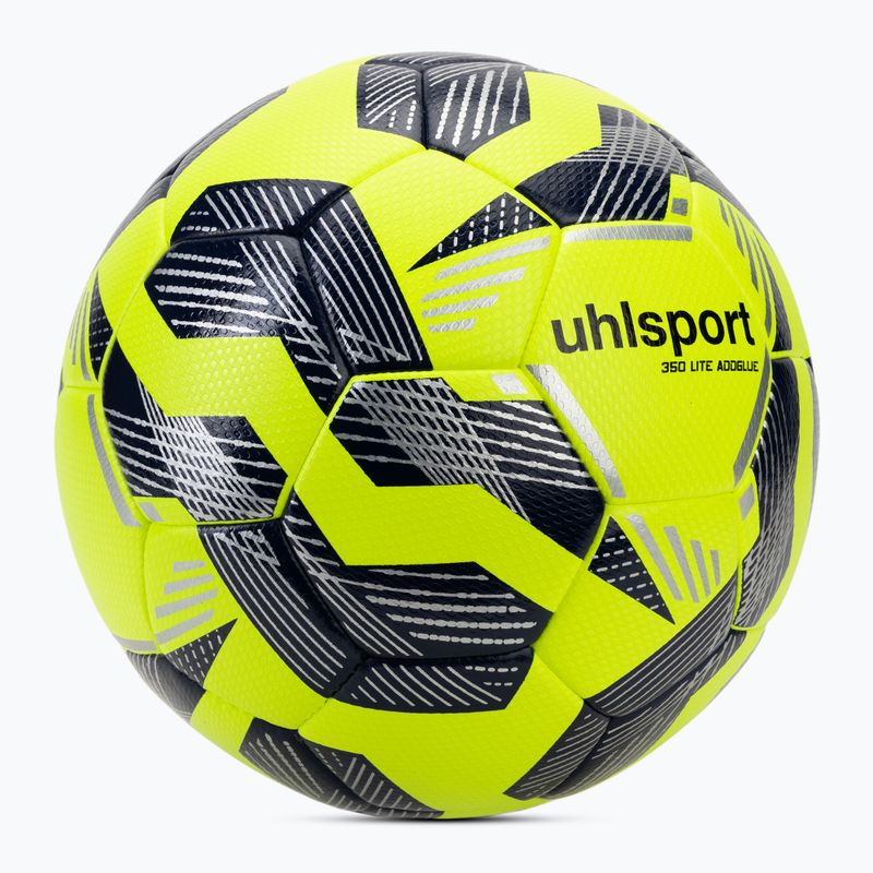 Labdarúgás uhlsport 350 Lite Addglue fluo sárga/sárga/tengerész/ezüst méret 4 2