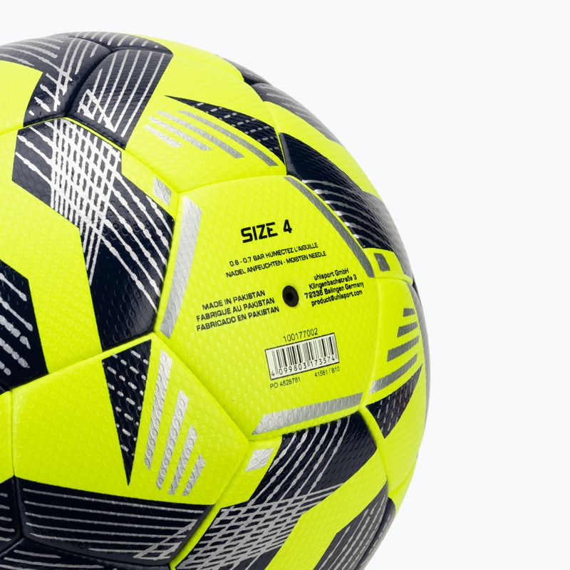Labdarúgás uhlsport 350 Lite Addglue fluo sárga/sárga/tengerész/ezüst méret 4 3