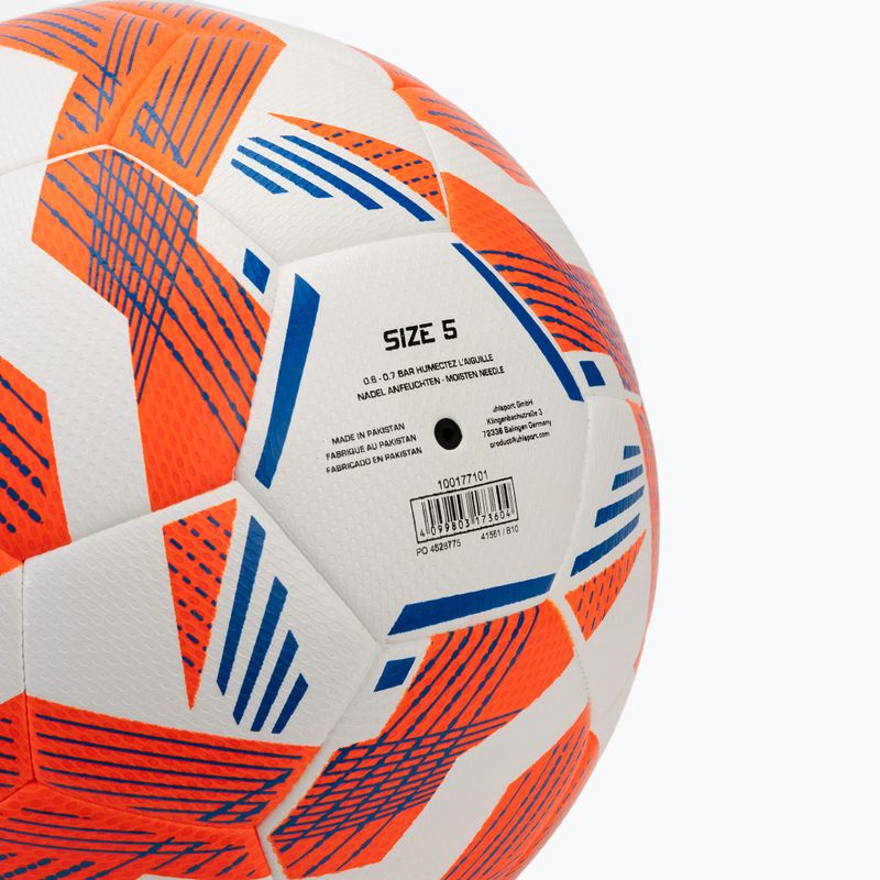 Labdarúgás uhlsport 290 Ultra Lite Addglue fehér/fluo narancs/sötétkék méret 5 3