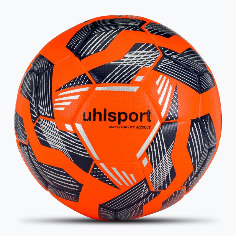 Labdarúgás uhlsport 290 Ultra Lite Addglue fluo narancs/navy/silver méret 5
