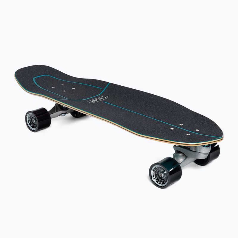 Surfskate gördeszka Carver C7 Raw 31" JOB Blue Tiger 2022 Komplett kék és rózsaszín C1013011140 2
