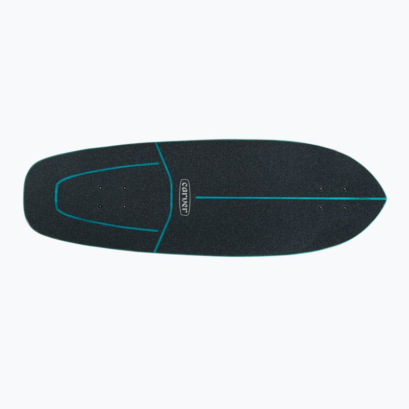 Surfskate gördeszka Carver C7 Raw 31" JOB Blue Tiger 2022 Komplett kék és rózsaszín C1013011140 4