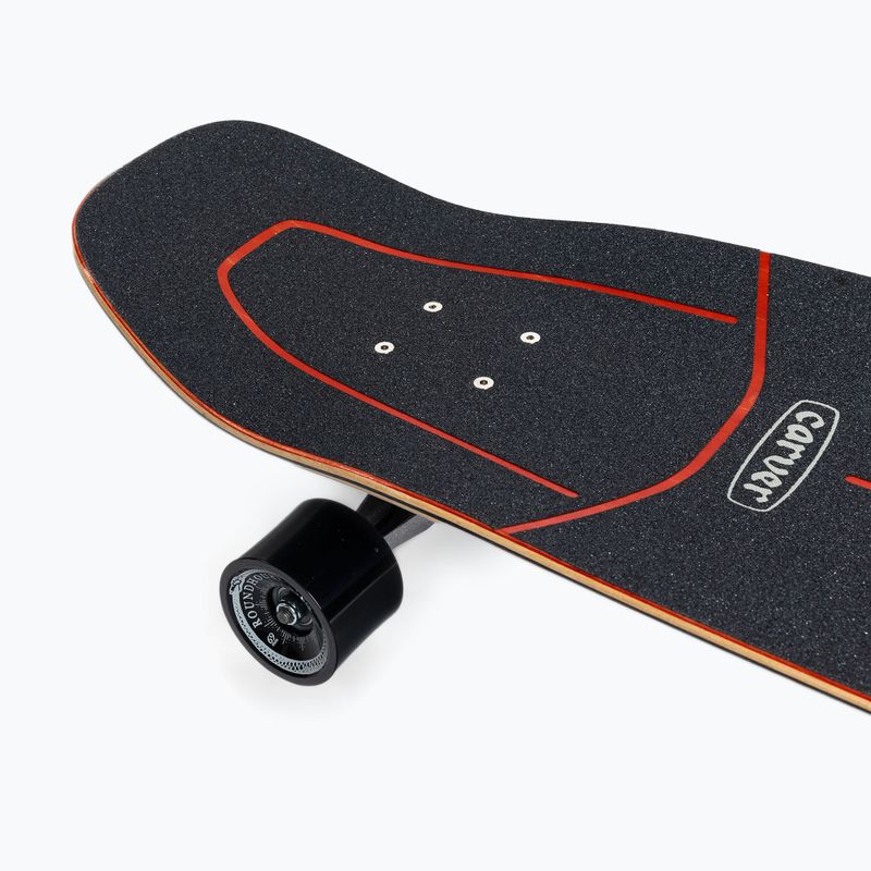 Surfskate gördeszka Carver C7 Raw 34" Kai Dragon 2022 Complete kék és piros C1013011143 6