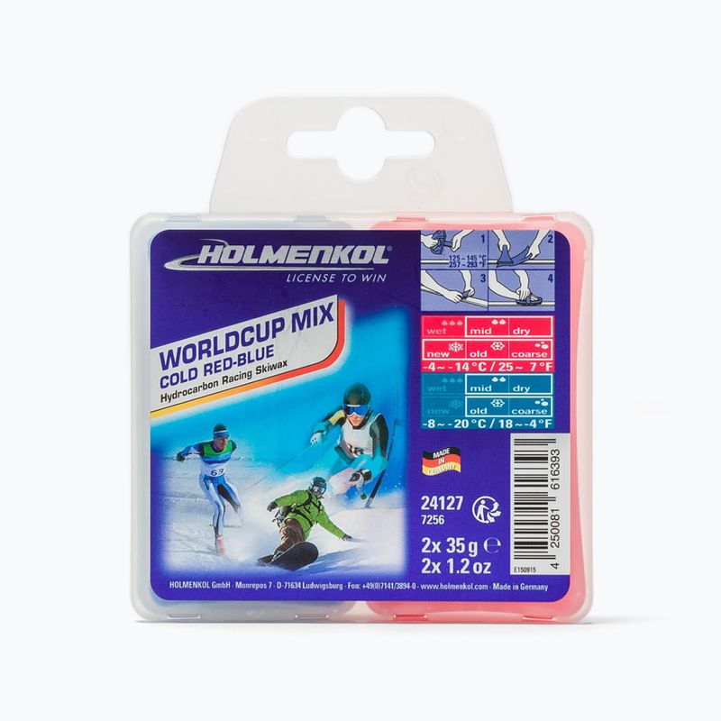 HOLMENKOL síelőzsír Világkupa Mix 2x35g 24127