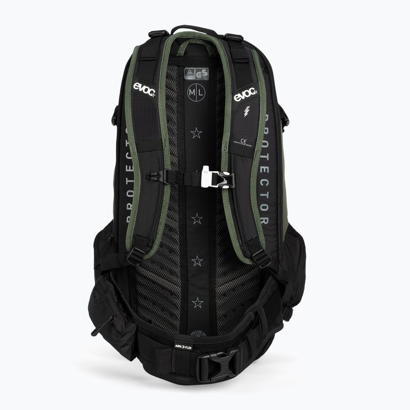EVOC Fr Tour E-Ride 30 l kerékpáros hátizsák zöld 100120331 3