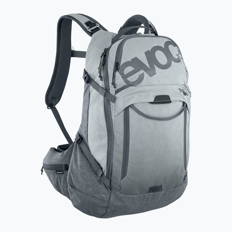 EVOC Trail Pro 26 l kő/karbon szürke kerékpáros hátizsák
