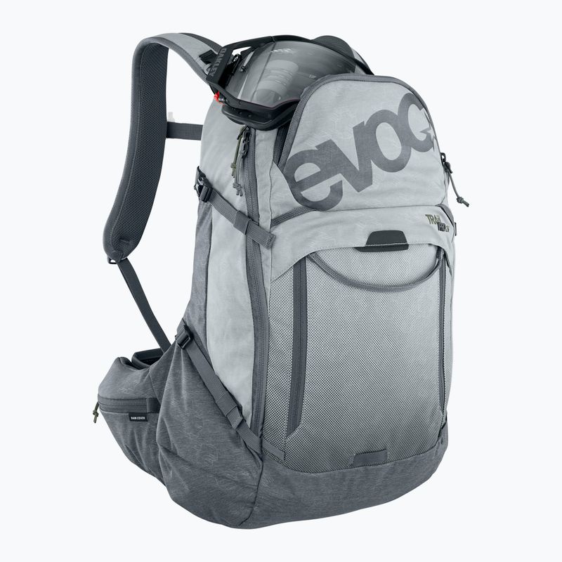 EVOC Trail Pro 26 l kő/karbon szürke kerékpáros hátizsák 4