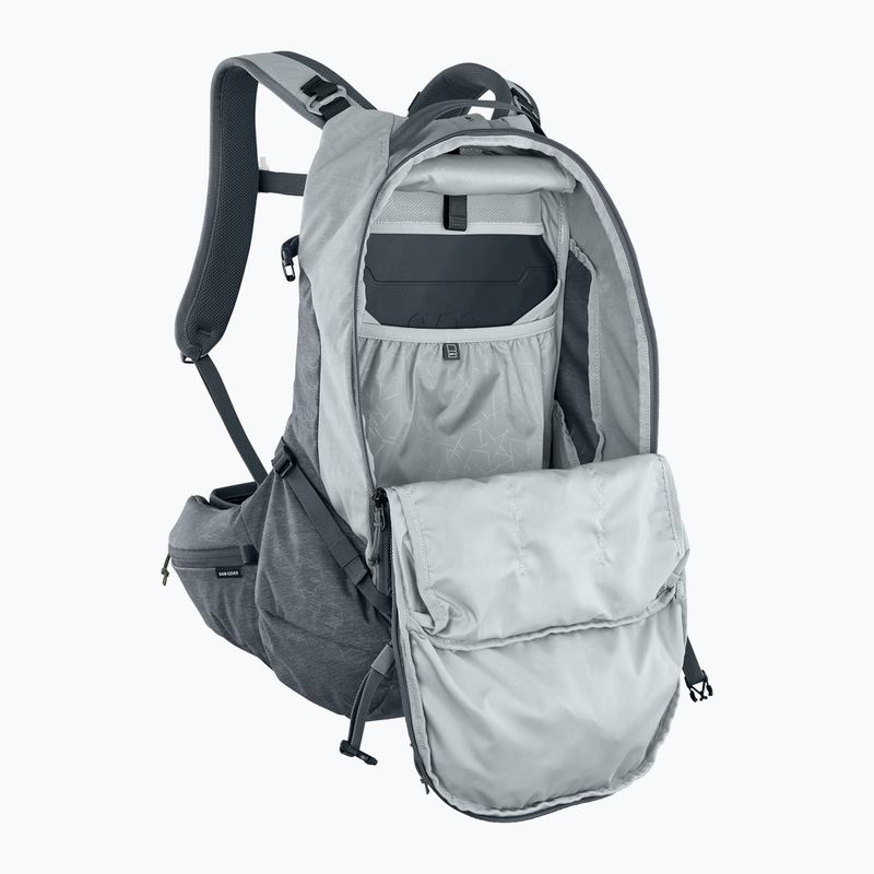 EVOC Trail Pro 26 l kő/karbon szürke kerékpáros hátizsák 5