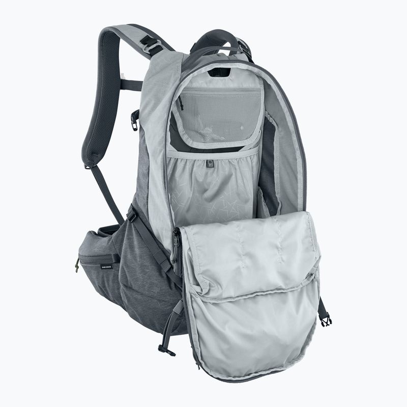 EVOC Trail Pro 26 l kő/karbon szürke kerékpáros hátizsák 6