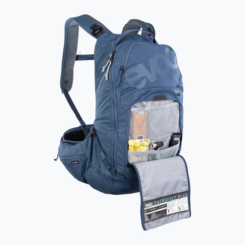 EVOC Trail Pro 16 l denim kerékpáros hátizsák 8