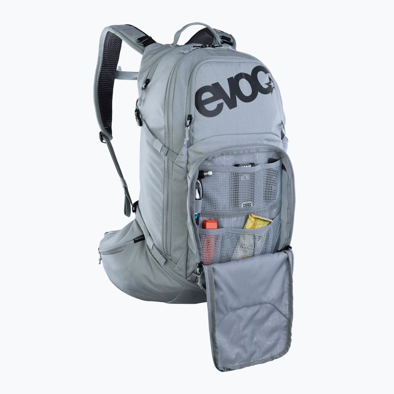 EVOC Explorer Pro 30 l ezüst kerékpáros hátizsák 6