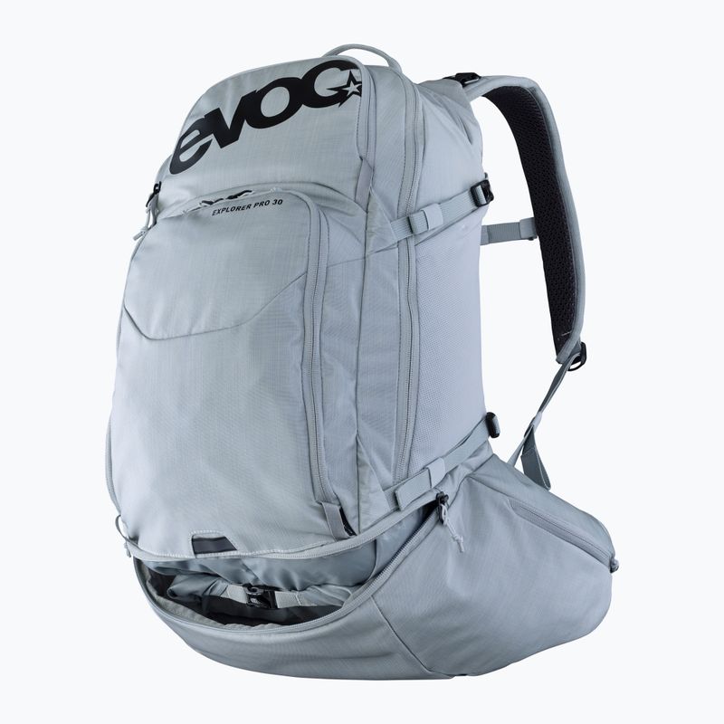 EVOC Explorer Pro 30 l ezüst kerékpáros hátizsák 9