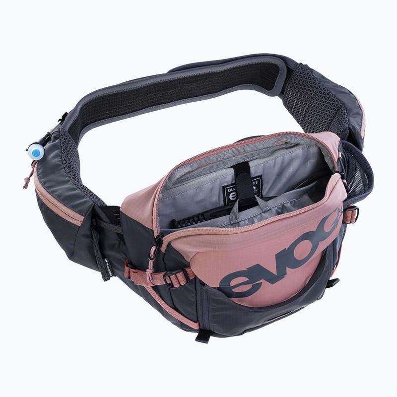 Kerékpáros vese EVOC Hip Pack Pro 3 l dusty pink/carbon grey 9