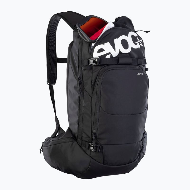 Skitúra hátizsák EVOC Line 20 l black 3