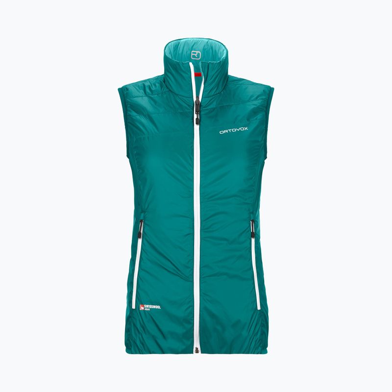 Ortovox Swisswool Piz Boe női tréningruha ujjatlan zöld