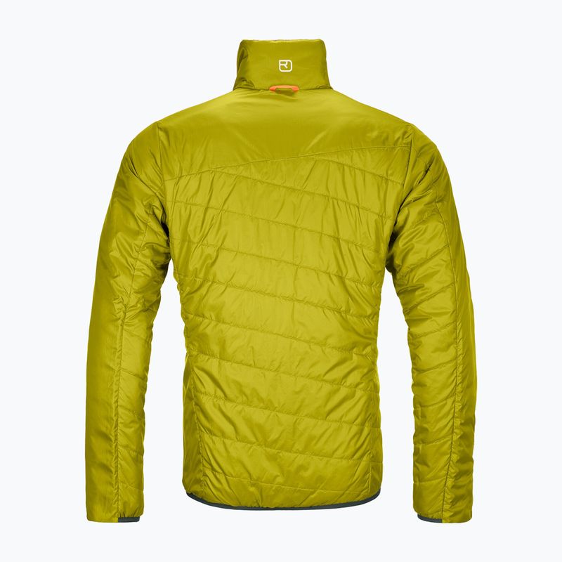 Ortovox Swisswool férfi hibrid dzseki Piz Boval zöld fordítható 6114100052 2