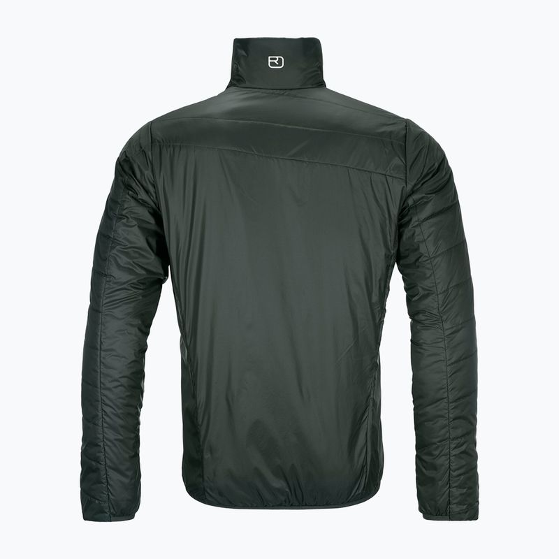 Ortovox Swisswool férfi hibrid dzseki Piz Boval zöld fordítható 6114100052 4