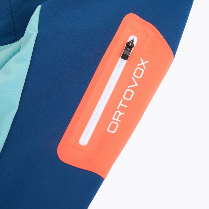 Női softshell dzseki Ortovox Berrino kapucnis kék 6027700007 3