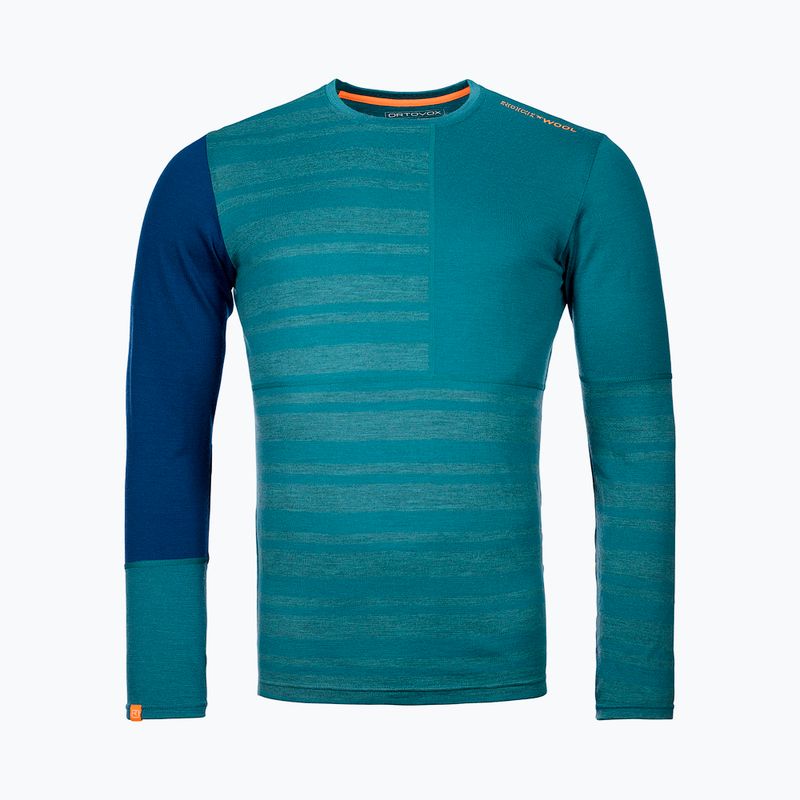 Férfi thermo póló Ortovox 185 Rock'N'Wool zöld 8410200006