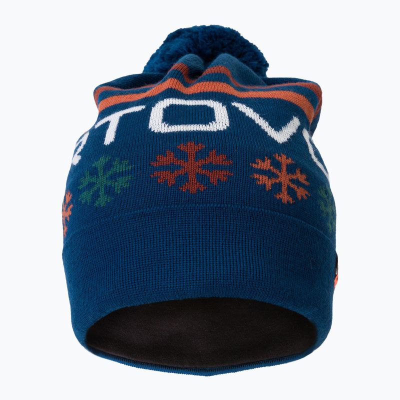 Ortovox Nordic Knit téli sapka kék 68022 2