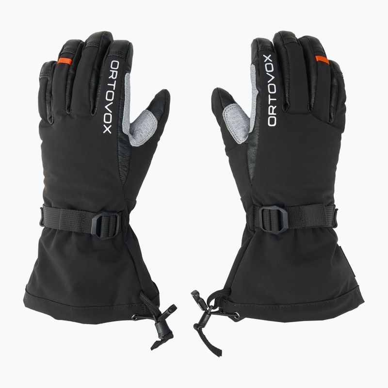 Férfi síkesztyű ORTOVOX Merino Mountain black raven 3