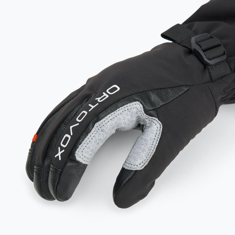 Férfi síkesztyű ORTOVOX Merino Mountain black raven 4