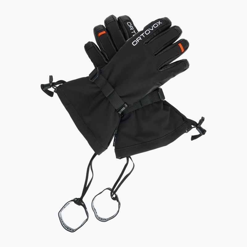 Férfi síkesztyű ORTOVOX Merino Mountain black raven 5