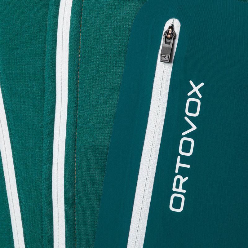 Férfi trekking pulóver Ortovox Fleece Grid barna 87212 3