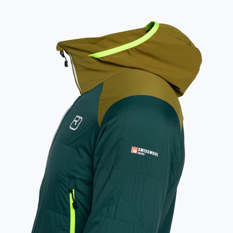 Férfi Ortovox Sw Col Becchei Hybrid skit kabát zöld 6011300006 5
