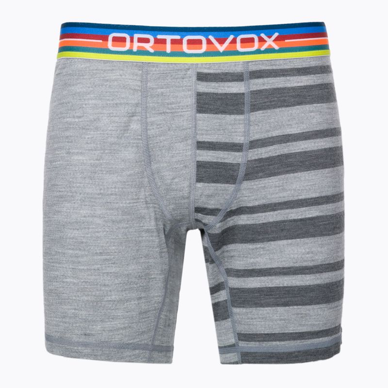Férfi thermo boxeralsó Ortovox 185 Rock'N'Wool szürke 8413200021