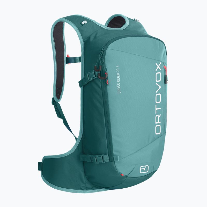 ORTOVOX Cross Rider 20 S síhátizsák csendes-óceáni zöld 5
