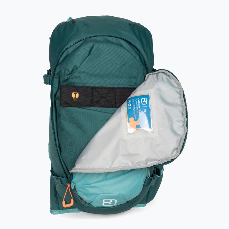 ORTOVOX Tour Rider 28 S síhátizsák csendes-óceáni zöld 5