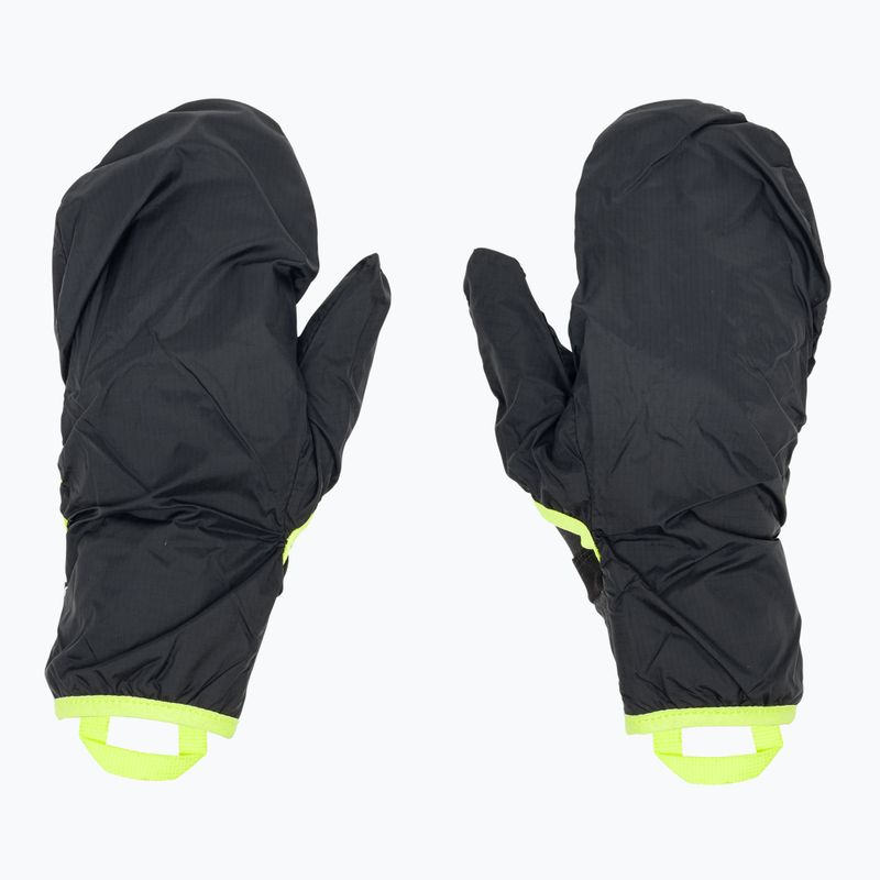 Férfi ejtőernyős kesztyű ORTOVOX Fleece Grid Cover fekete holló 5