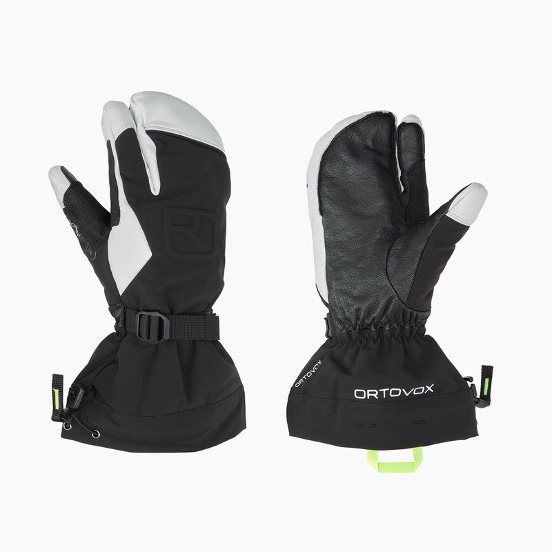 Férfi síkesztyű ORTOVOX Merino Freeride 3 Finger black