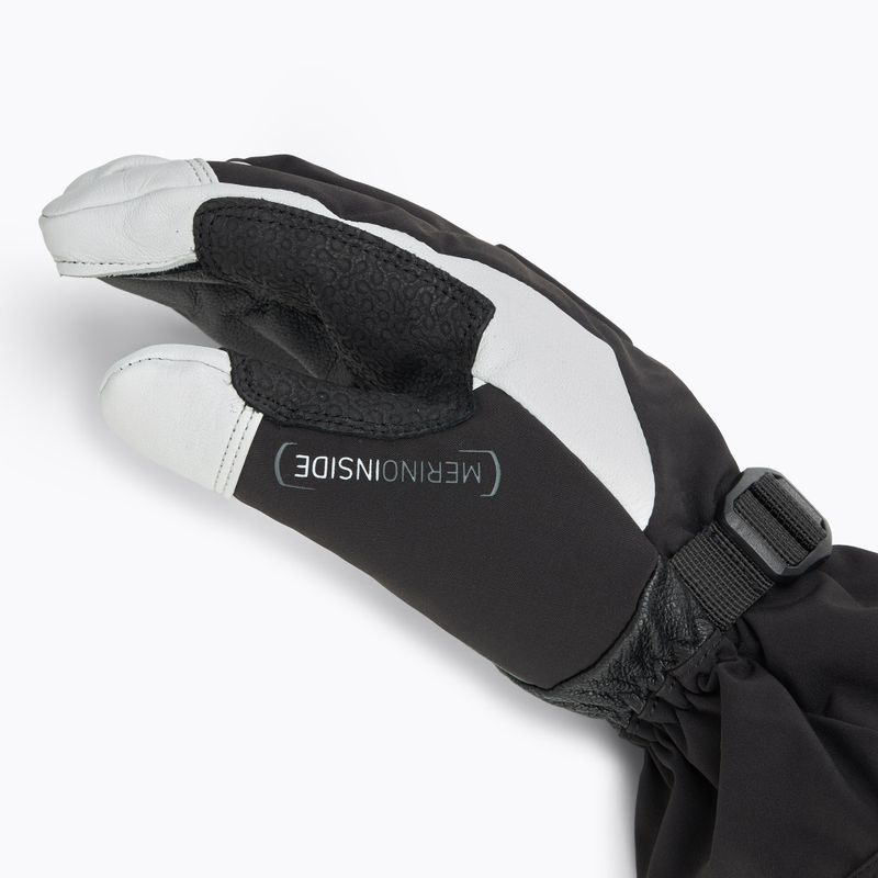 Férfi síkesztyű ORTOVOX Merino Freeride 3 Finger black 5
