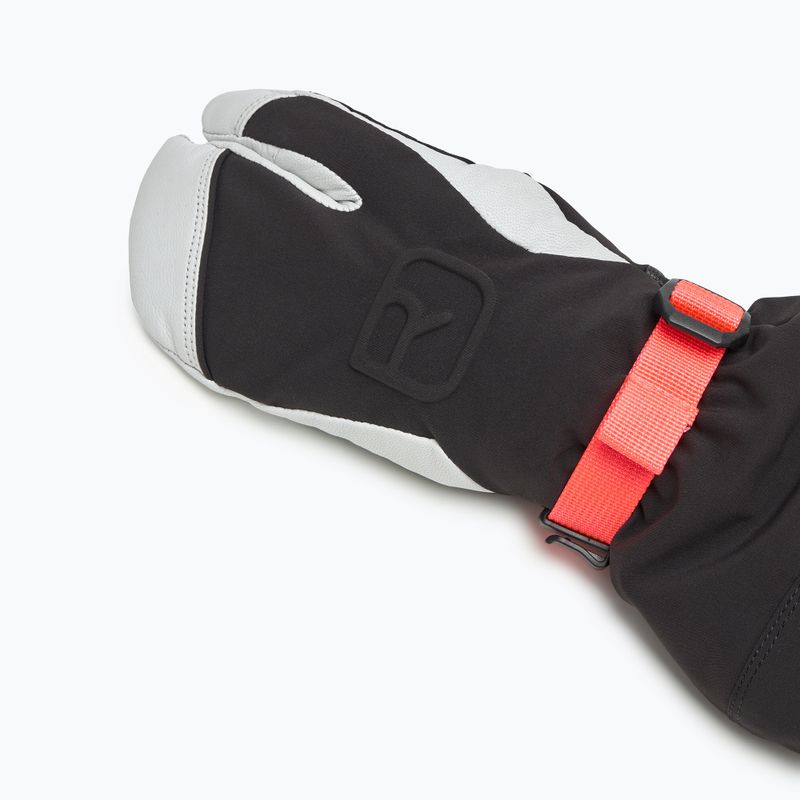 Női síkesztyű ORTOVOX Merino Freeride 3 Finger black raven 4