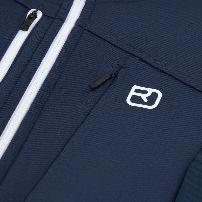 Női pulóver ORTOVOX Fleece Grid Hoody deep ocean 3