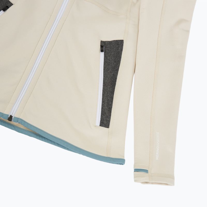 Női pulóver ORTOVOX Fleece Hoody white chalk 4