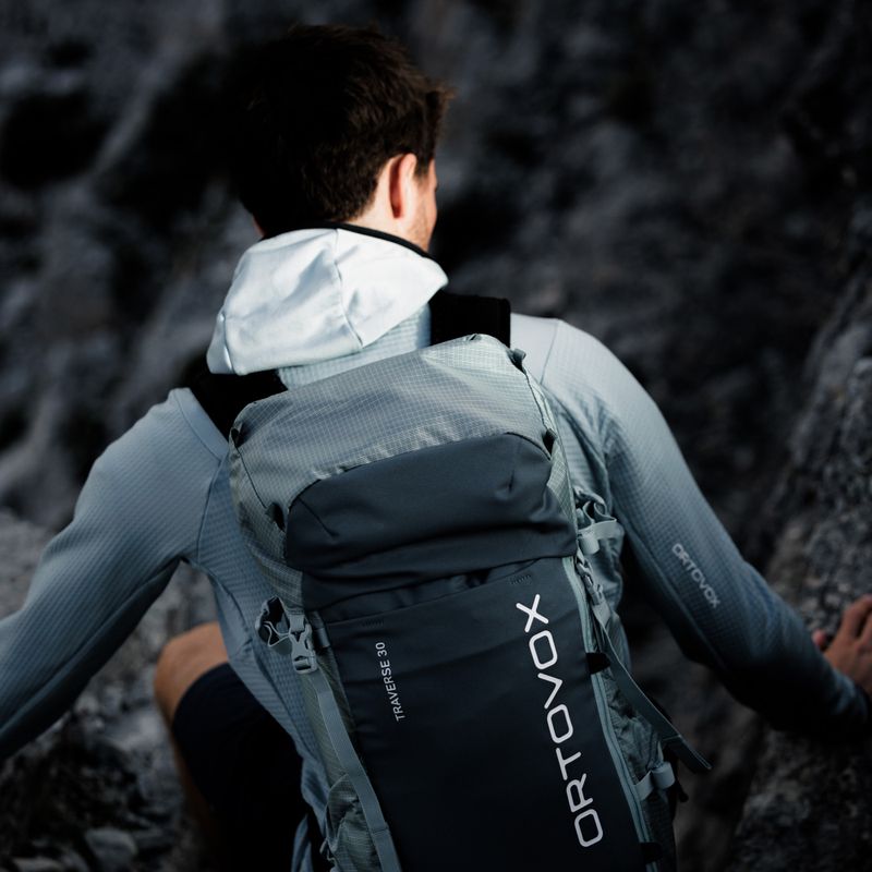 Hátizsák ORTOVOX Traverse 30 l glacier grey 7