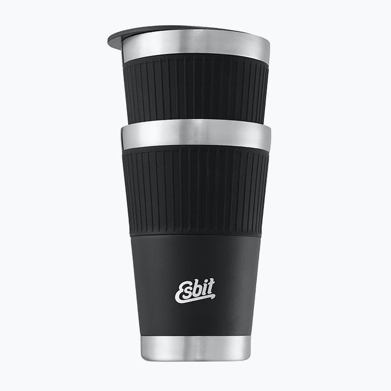 Esbit Sculptor rozsdamentes acélból készült pohár 550 ml fekete 2