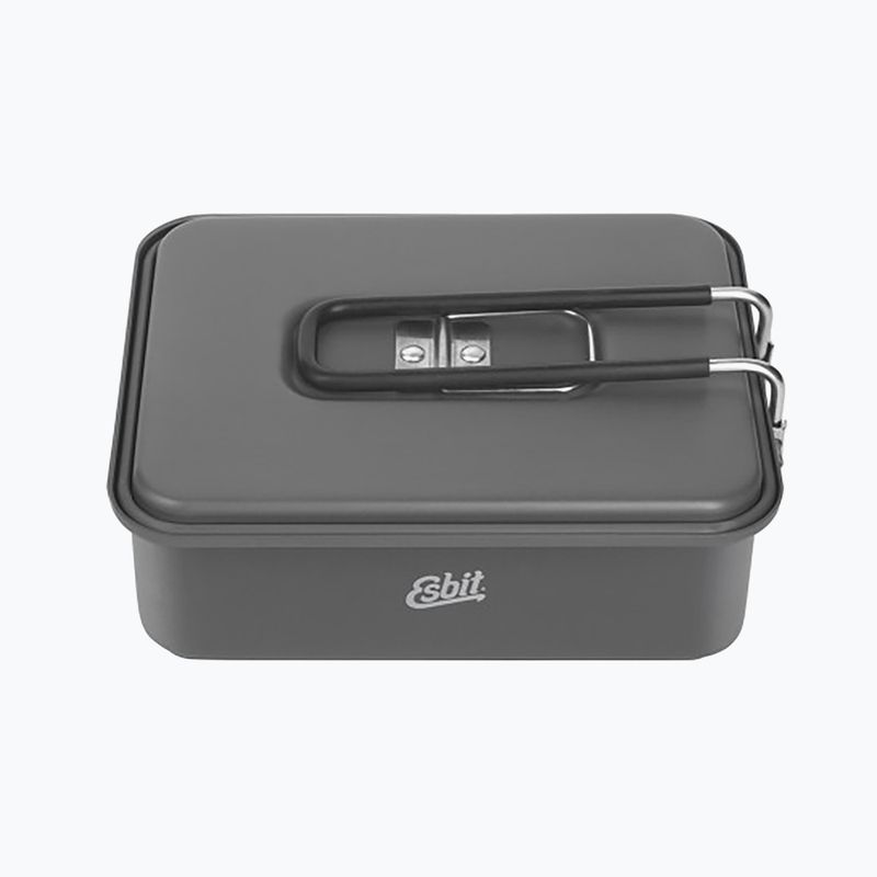 Esbit Solid Fuel Cookset For 14G And 27G Solid Fuel 1100 ml alumínium főzőkészlet