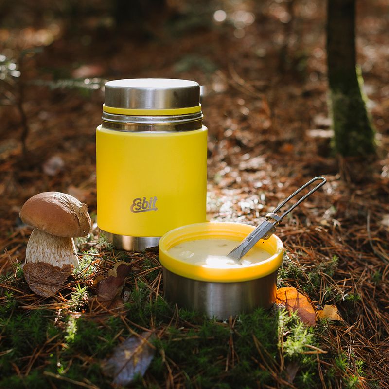 Esbit Sculptor Stainless Steel Food Jug 500 ml sunshine yellow ebéd termosz 8