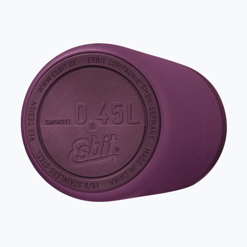 Termobögre Esbit Majoris Stainless Steel Thermo Mug With Flip Top 450 ml berry 3