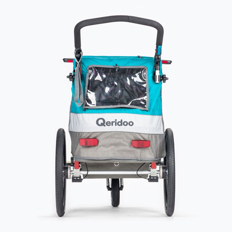 Qeridoo Sportrex1 együléses kerékpár utánfutó kék Q-SR1-21-P 4