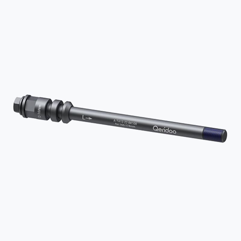 Adapter Qeridoo utánfutóhoz M12x1.0mm merev tengelyhez ezüst színű
