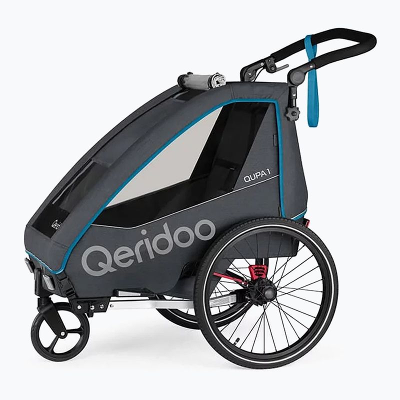 Kerékpáros utánfutó Qeridoo Qupa 1 blue